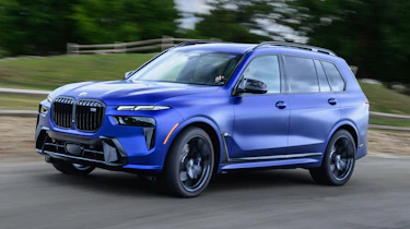 BMW X7 SUV side tracking