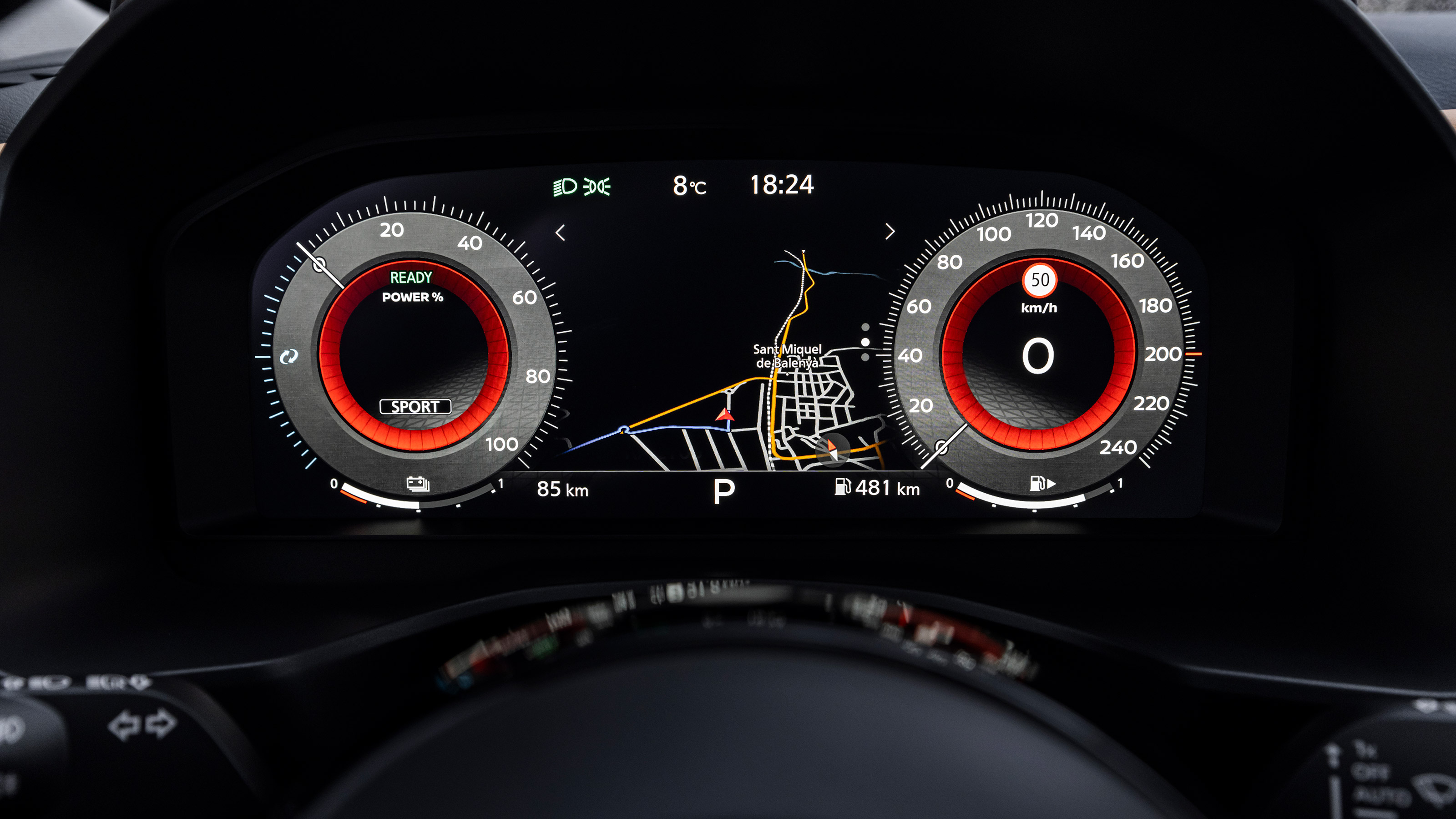 Nissan X-Trail SUV instruments