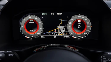 Nissan X-Trail SUV instruments