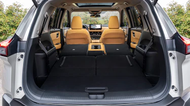 Nissan X-Trail SUV boot seats folded