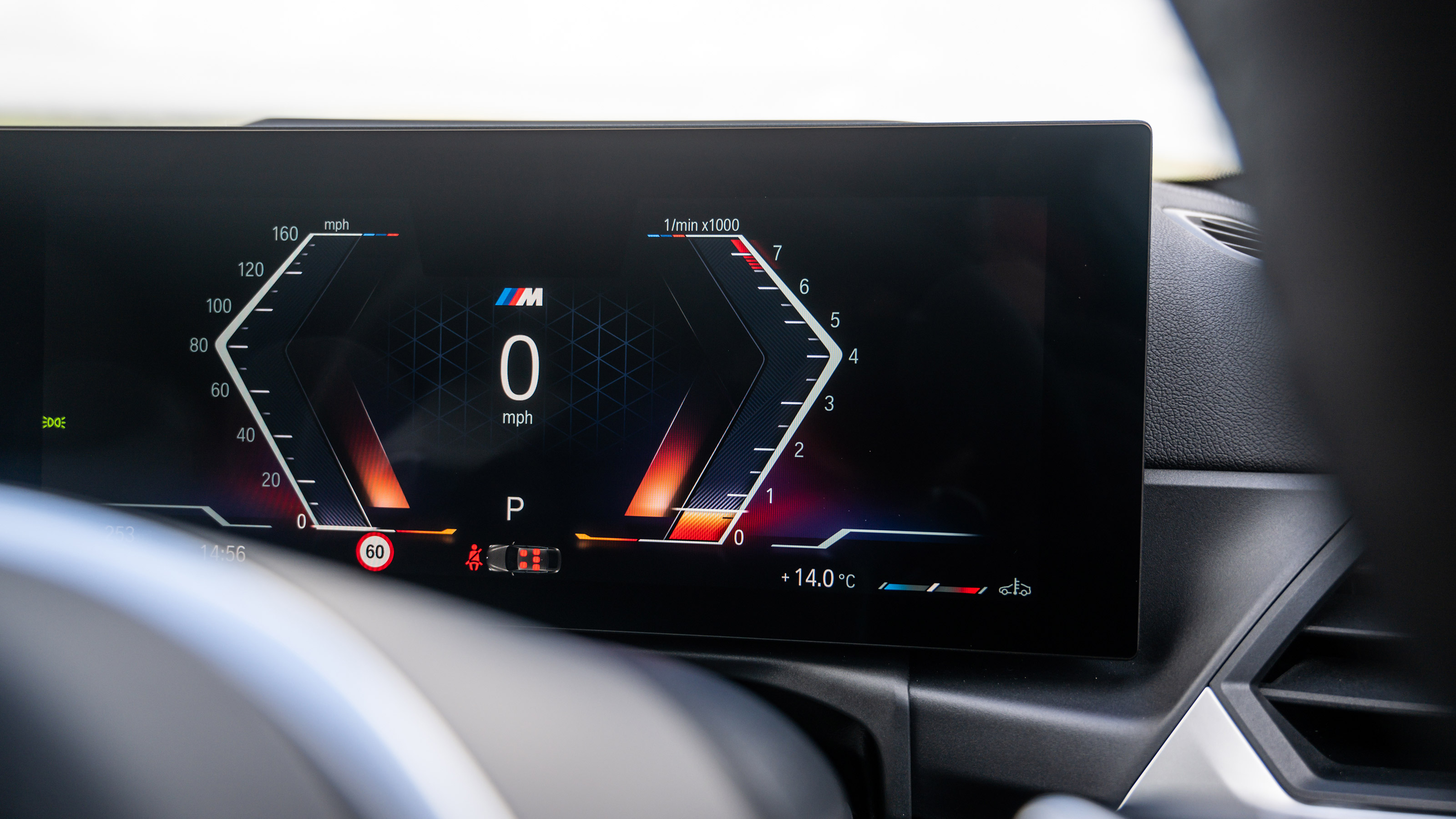 BMW 3 Series saloon instrument display