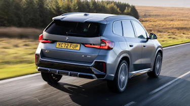 BMW X1 SUV rear 3/4 tracking