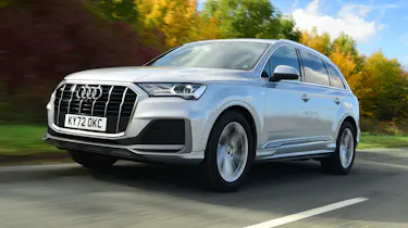 Audi Q7 front quarter driving