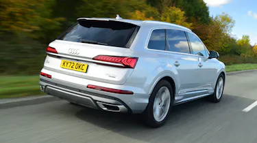 Audi Q7 rear quarter cruising