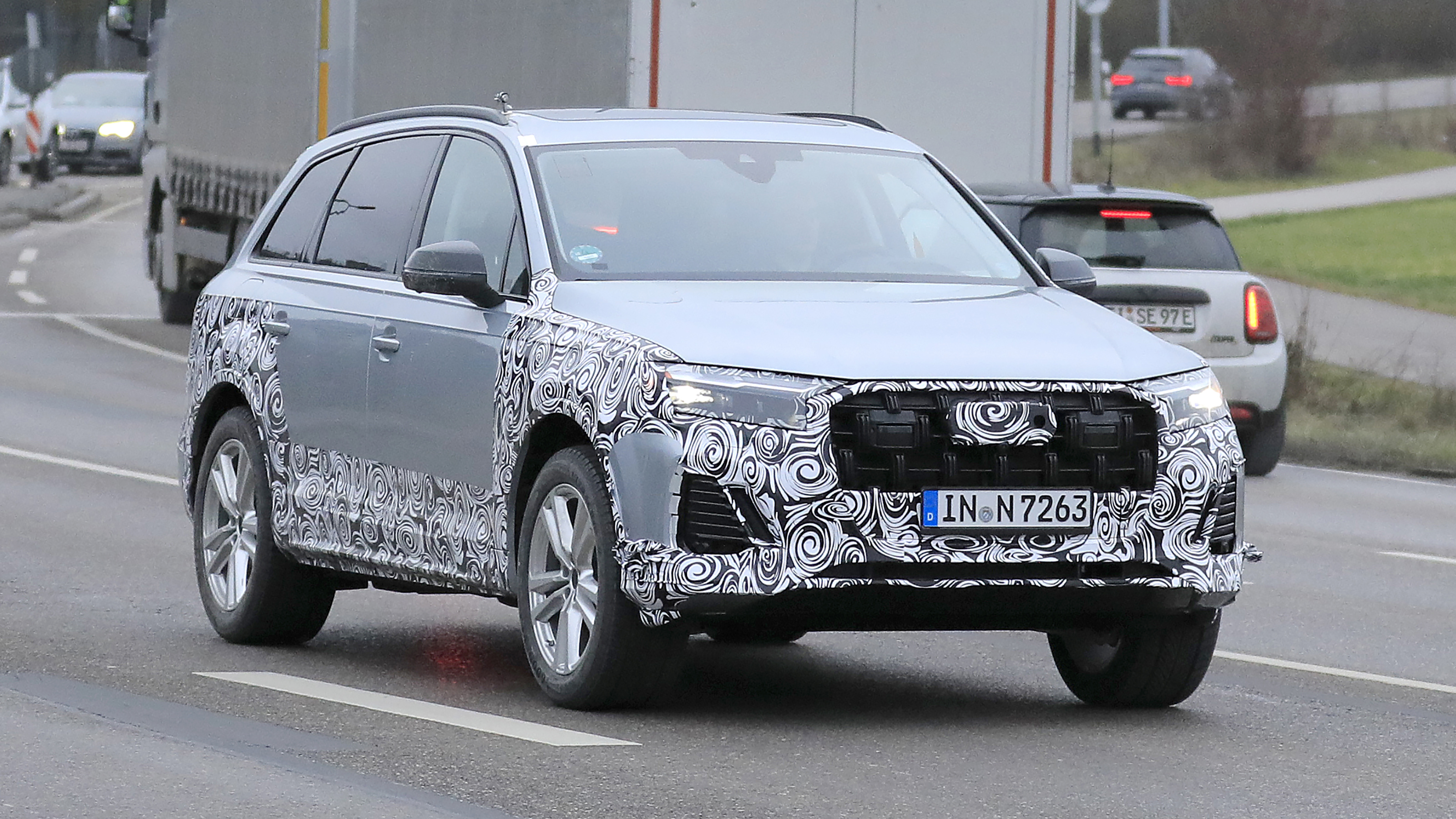 Audi Q7 facelift - front