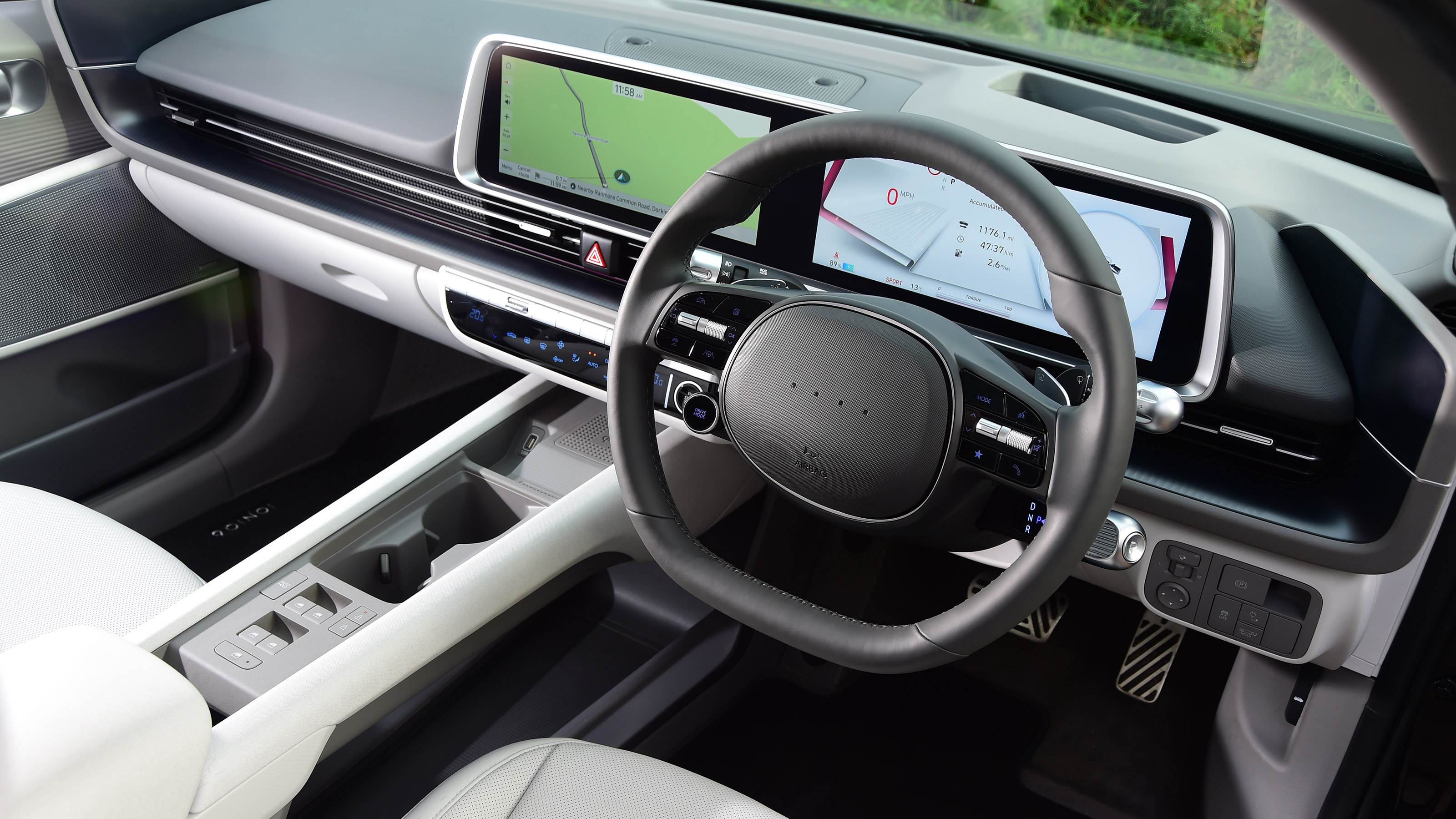Hyundai Ioniq 6 steering wheel