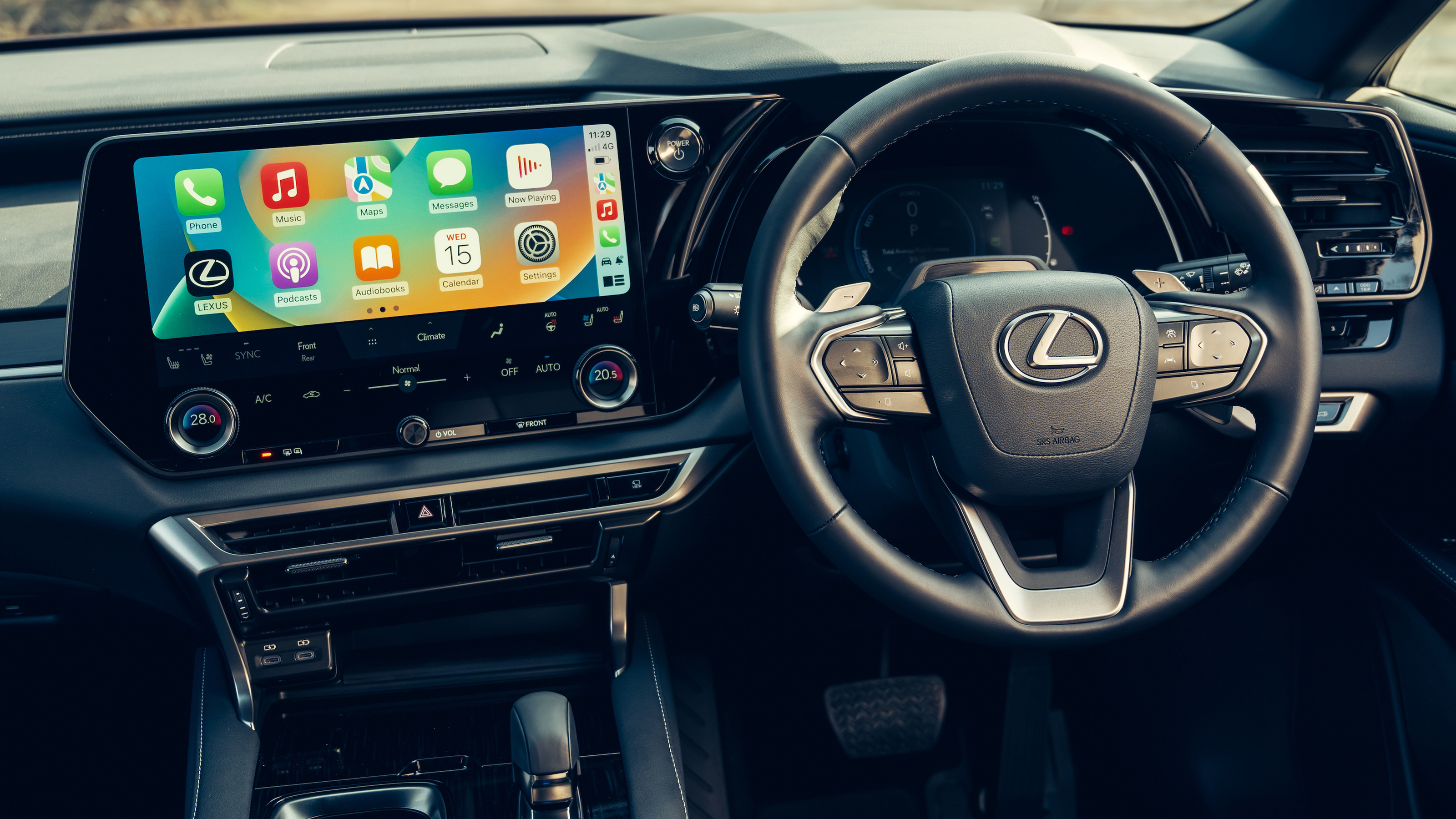 Lexus RX SUV steering wheel