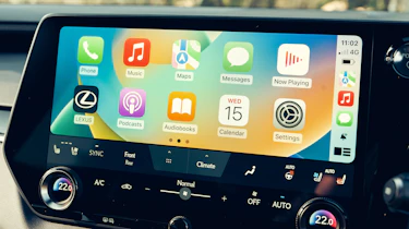 Lexus RX SUV infotainment