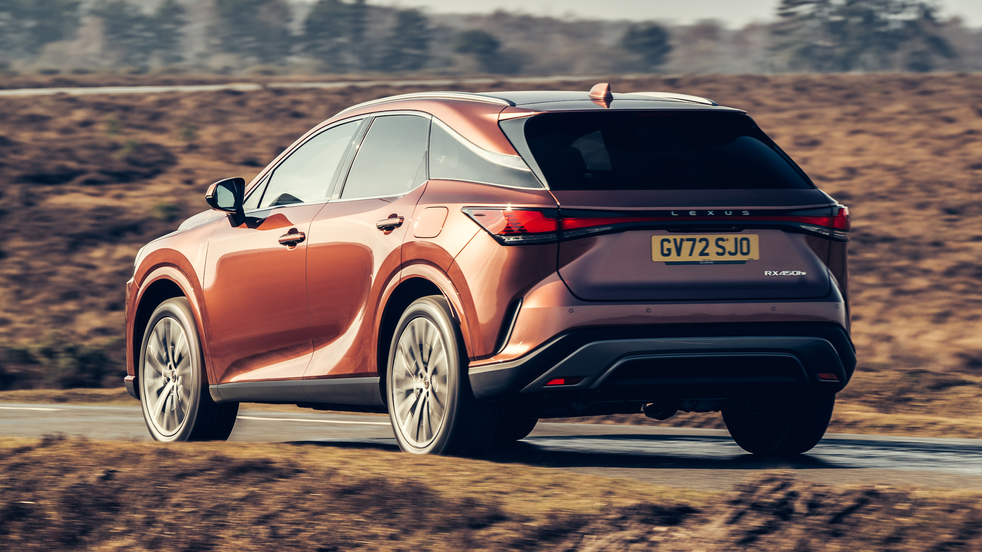 Lexus RX SUV rear 3/4