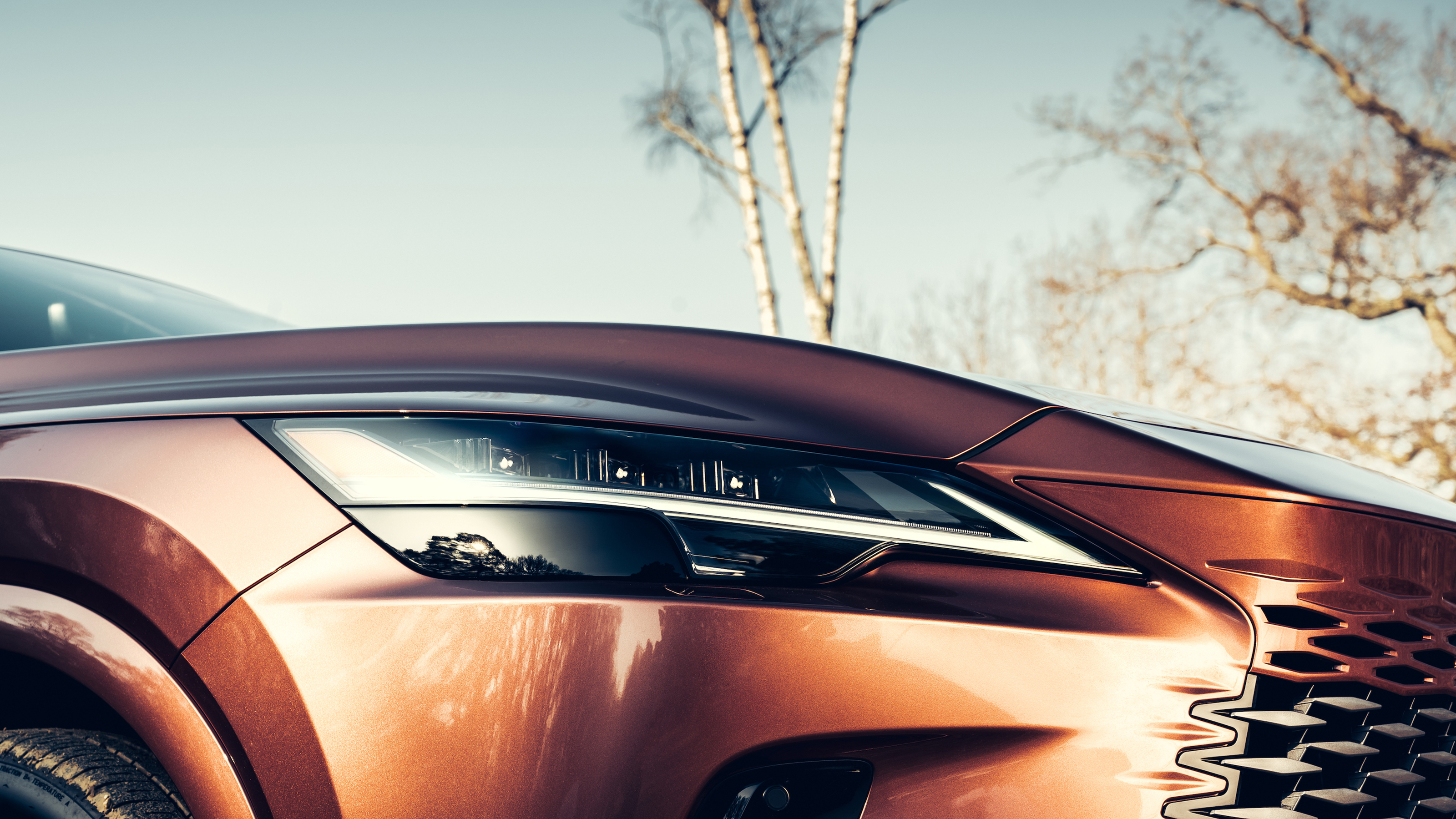Lexus RX SUV headlights