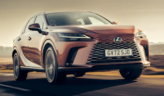 Lexus RX SUV front tracking
