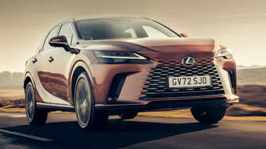 Lexus RX SUV front tracking