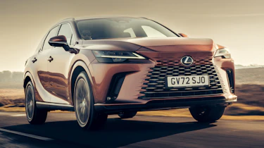 Lexus RX SUV front tracking