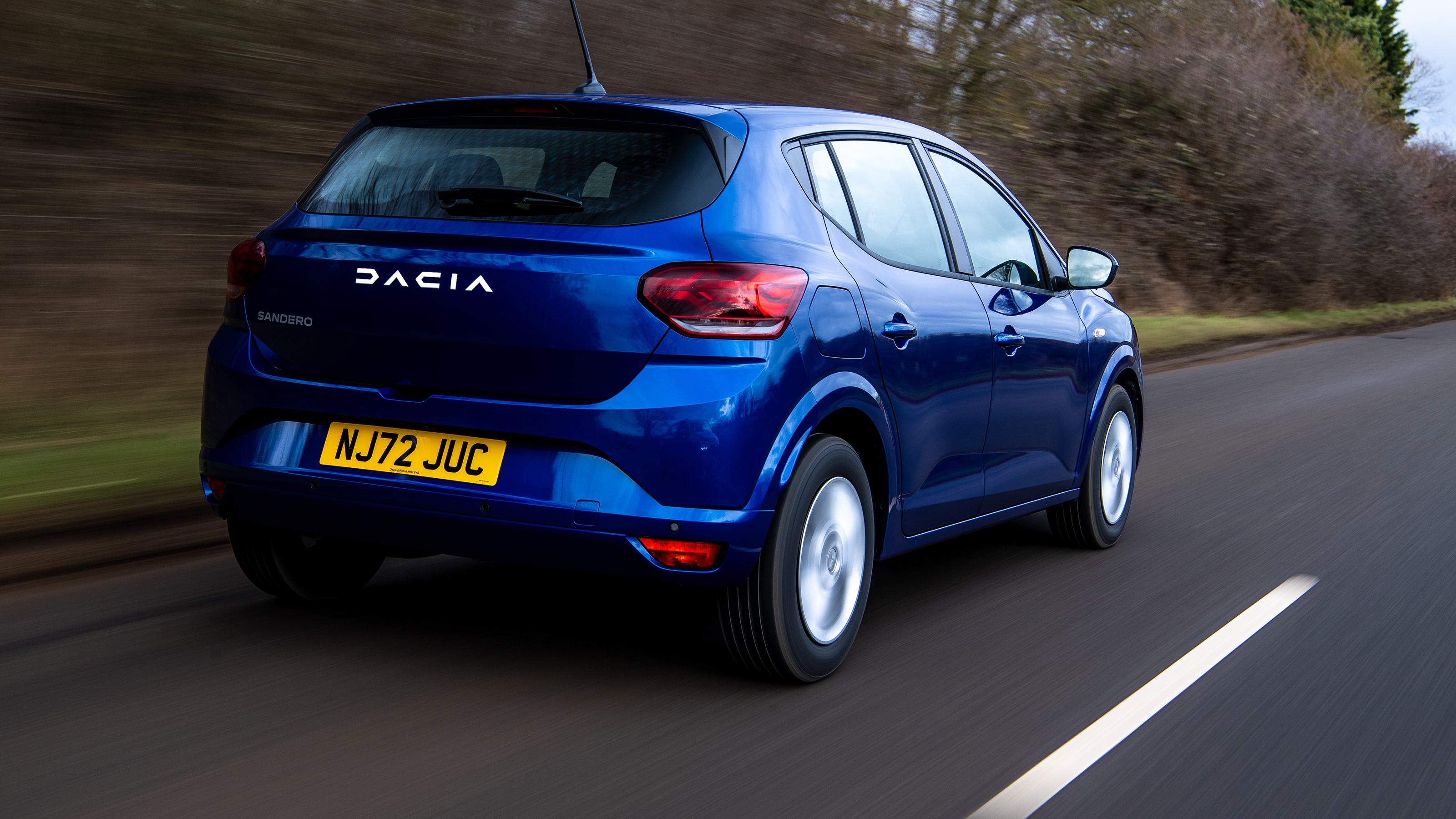 Dacia Sandero hatchback rear 3/4 tracking