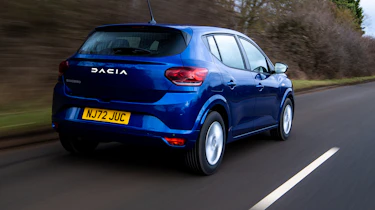 Dacia Sandero hatchback rear 3/4 tracking