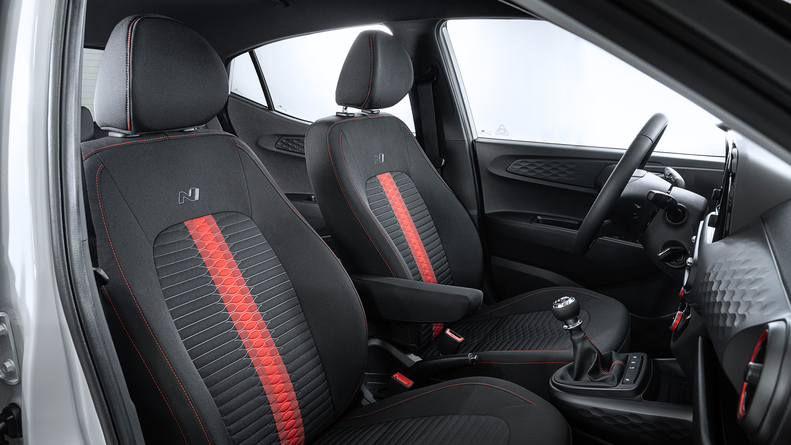 2023 Hyundai i10 facelift N Line seats