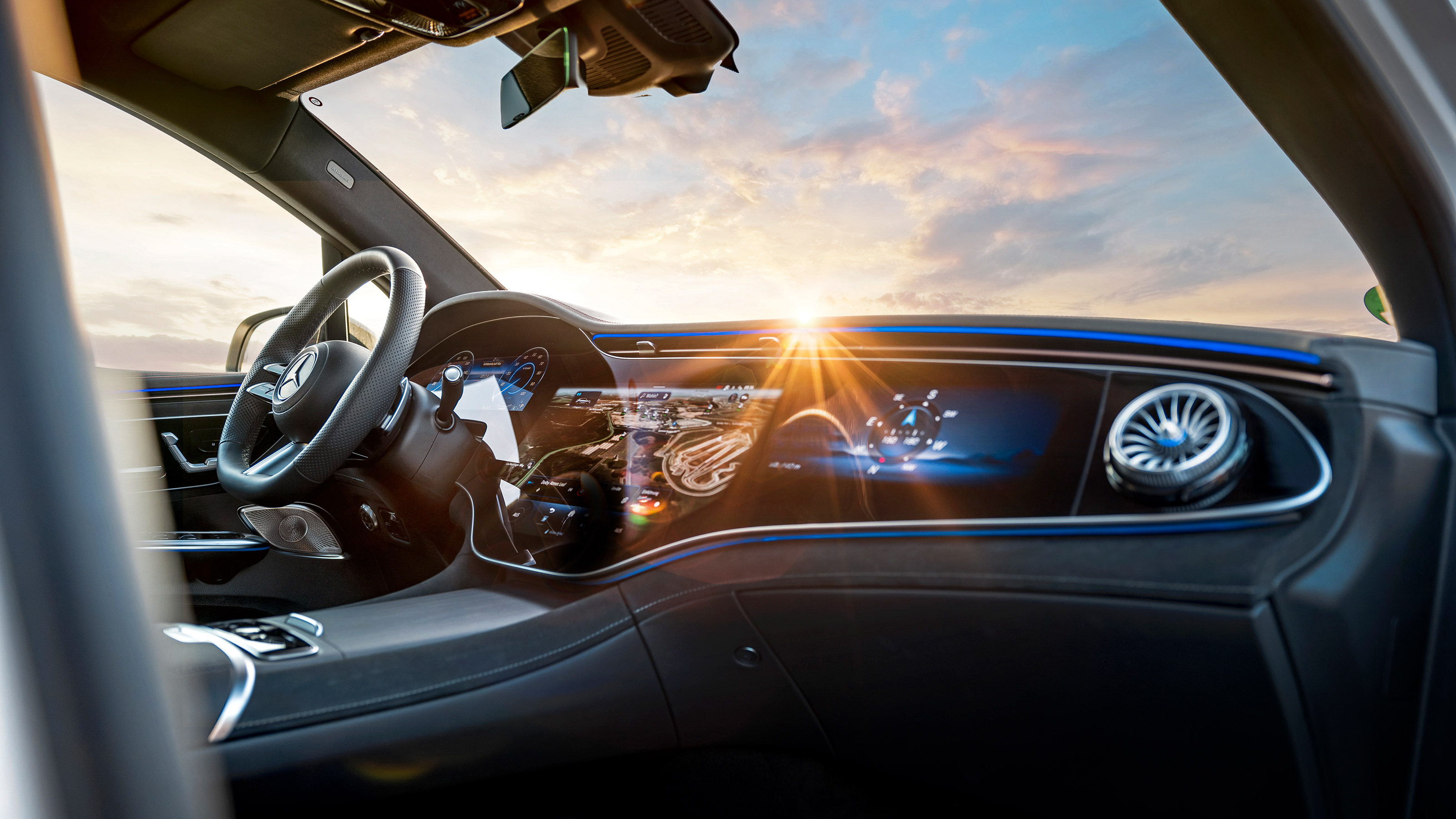Mercedes EQE SUV dashboard