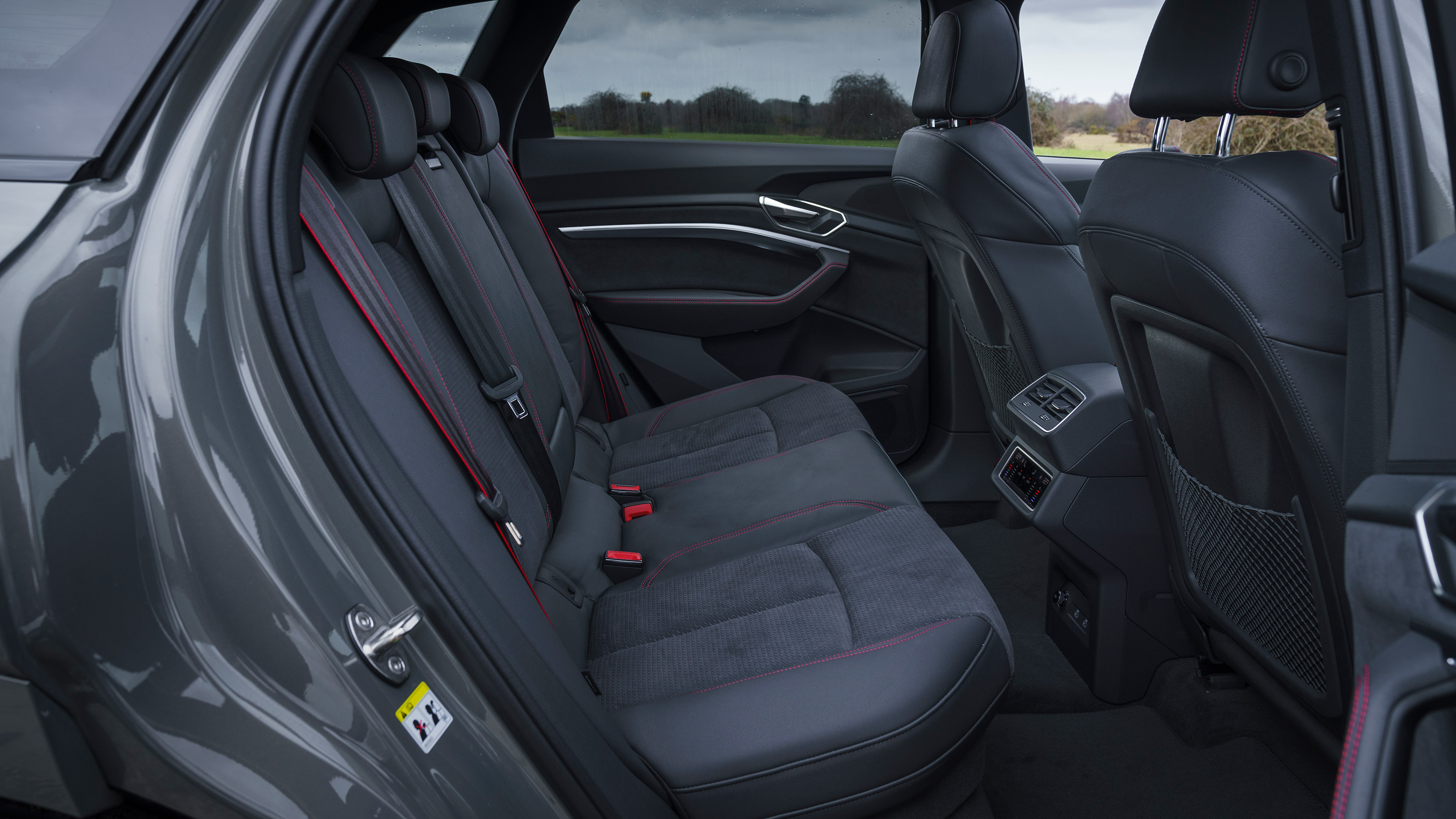 Audi Q8 e-tron SUV rear seats