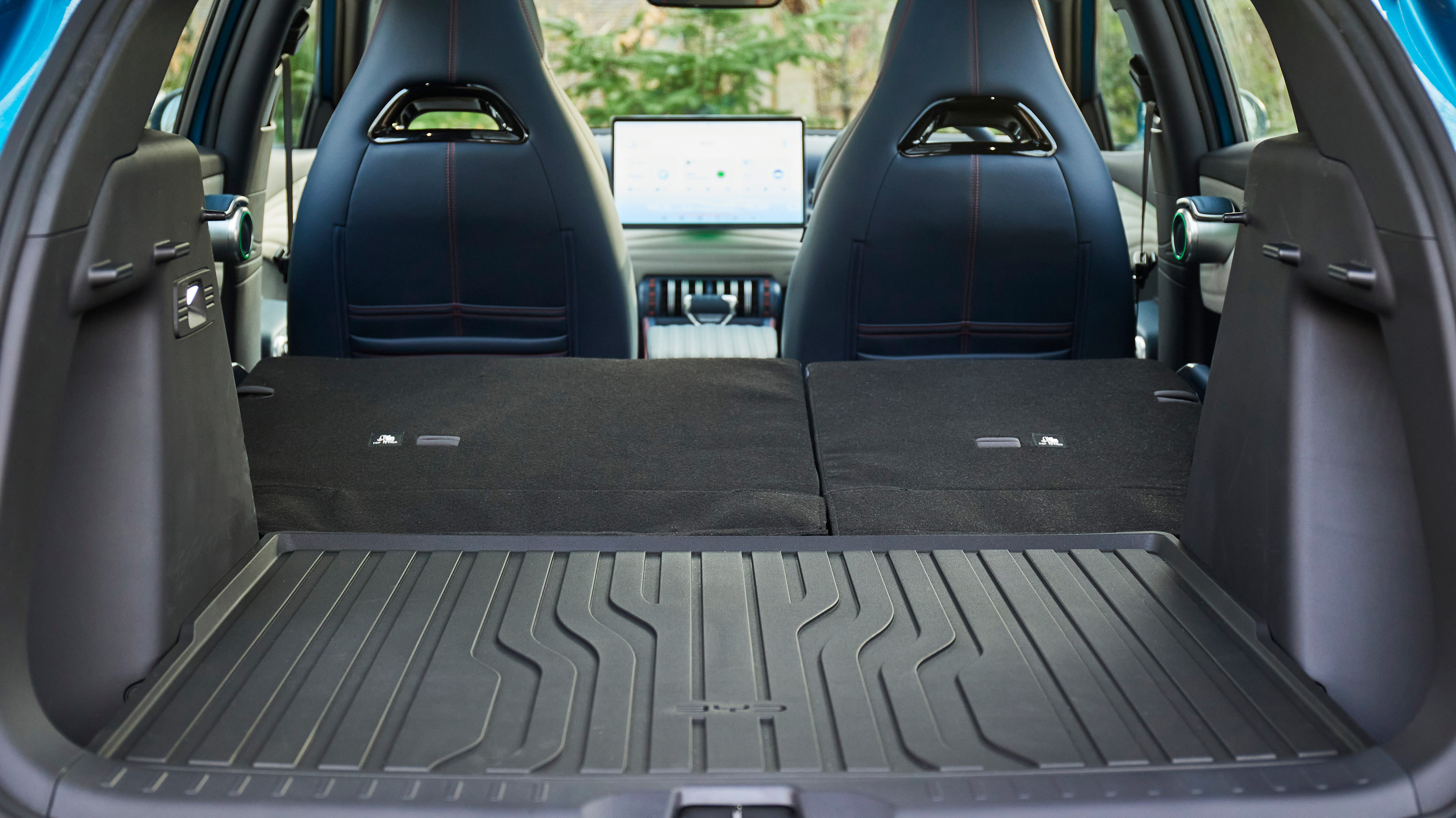 BYD Atto 3 SUV boot seats folded