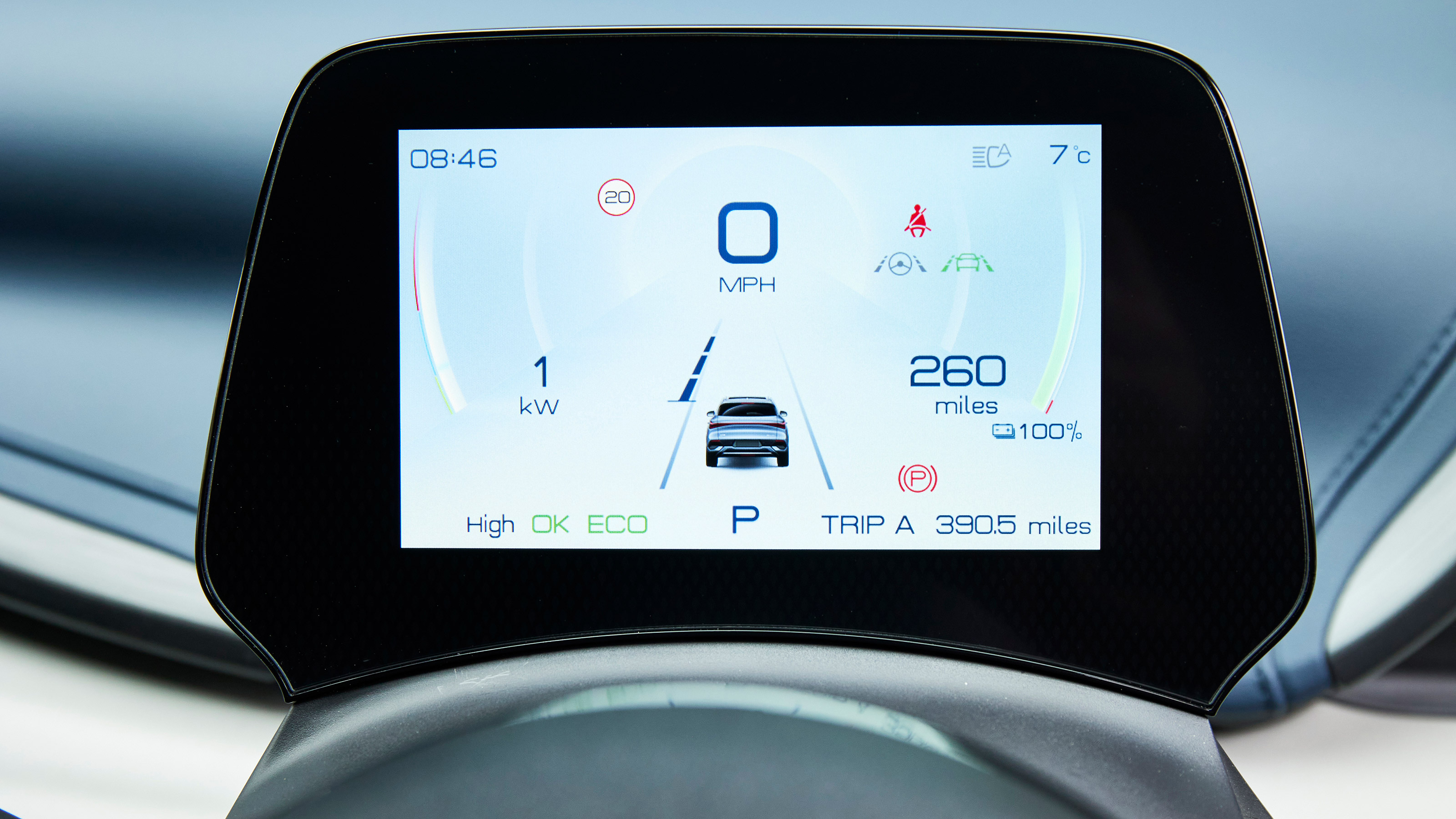 BYD Atto 3 SUV instrument display