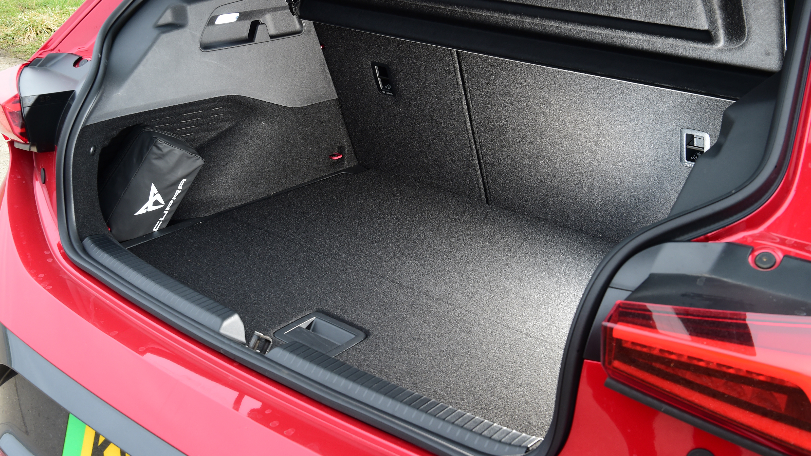 Cupra Born hatchback boot
