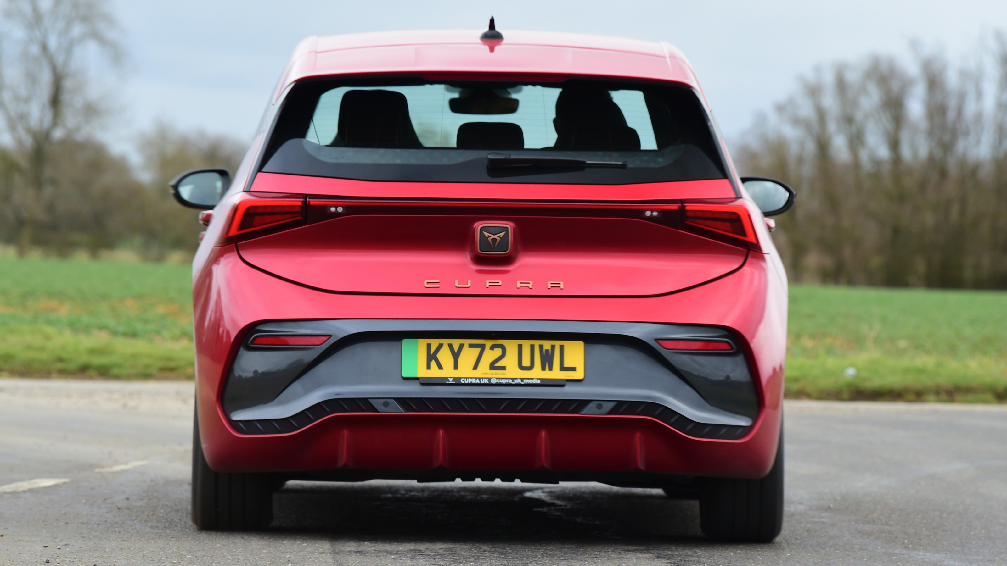 Cupra Born hatchback rear cornering