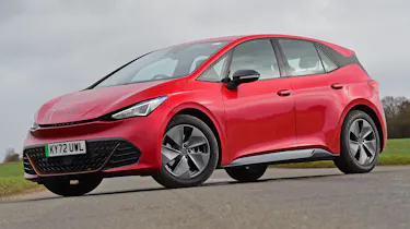 Cupra Born hatchback front 3/4
