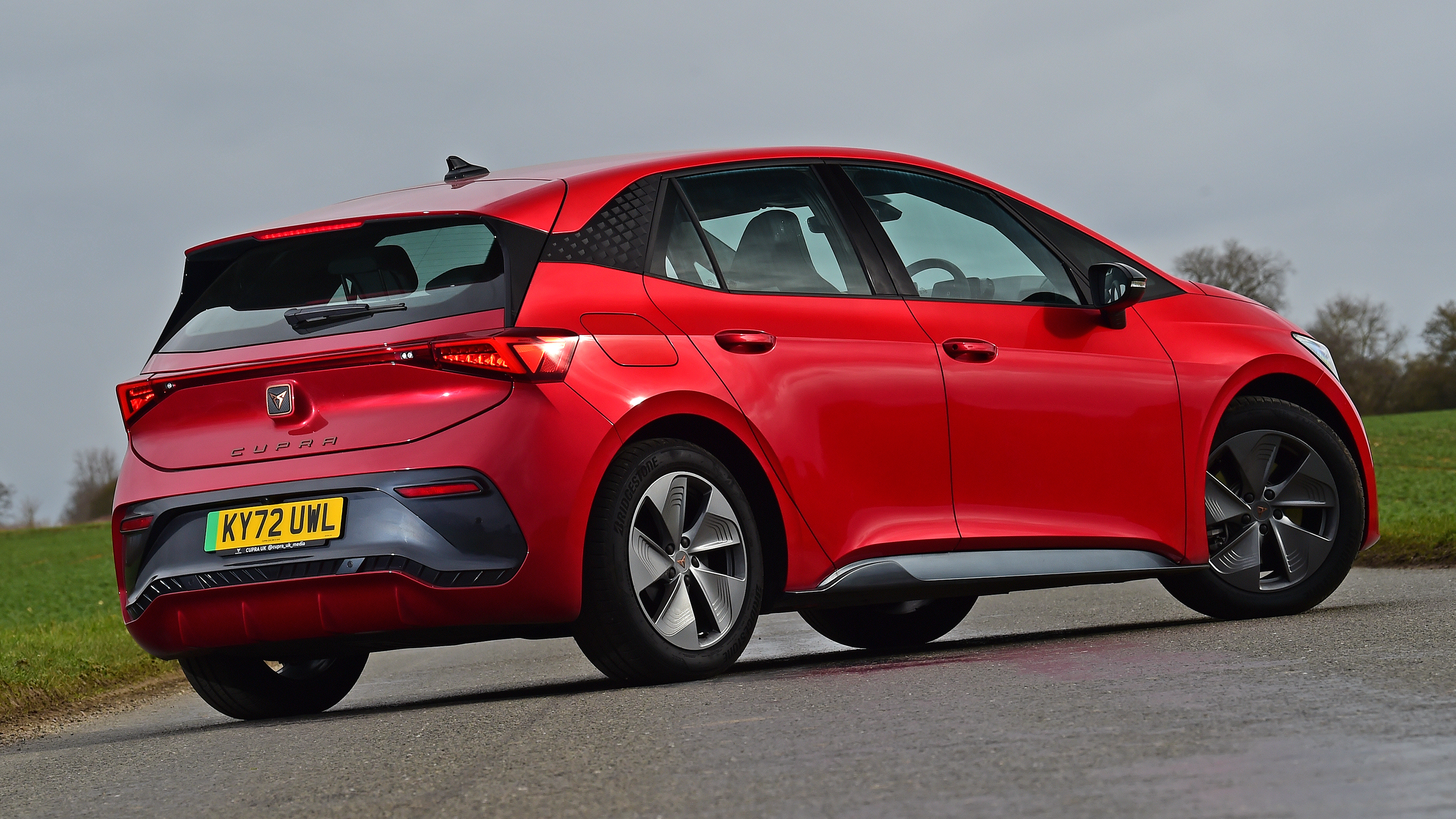 Cupra Born hatchback rear 3/4