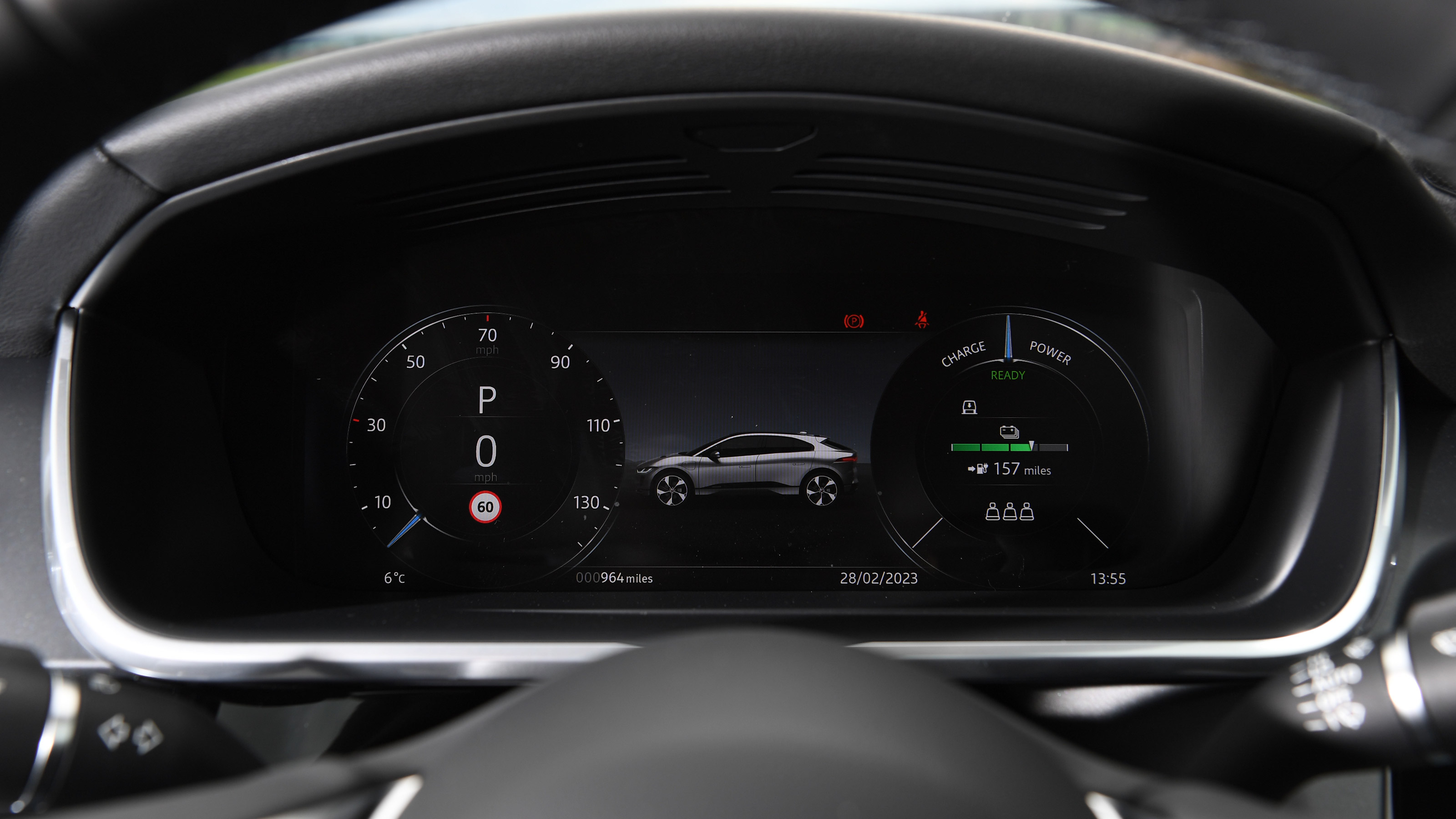Jaguar I-Pace SUV instruments