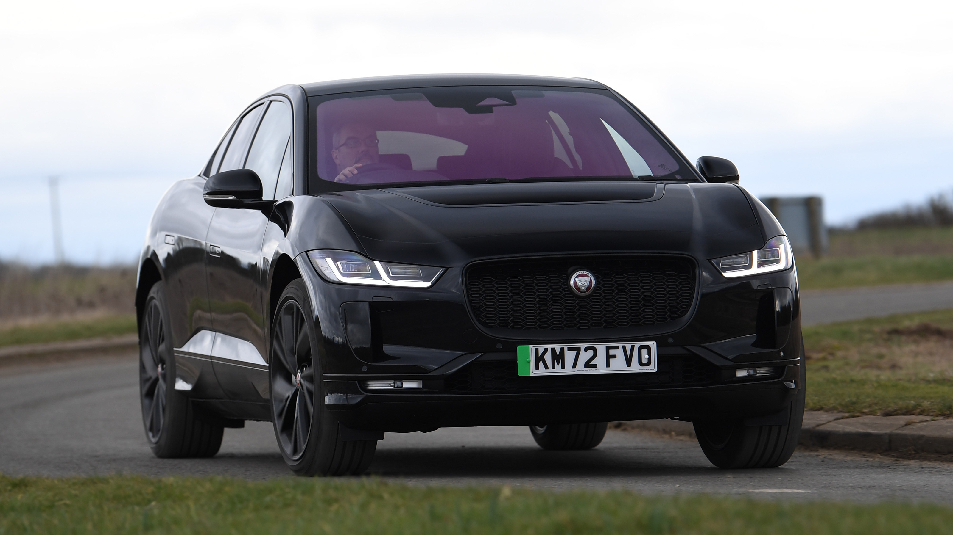 Jaguar I-Pace SUV front handling