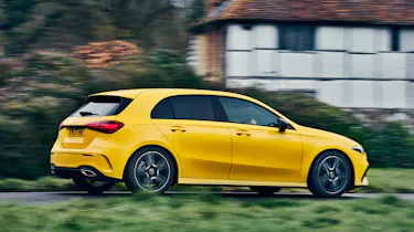 Mercedes A-Class hatchback side panning