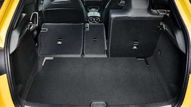 Mercedes A-Class hatchback boot seats folded