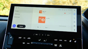 Subaru Solterra SUV infotainment