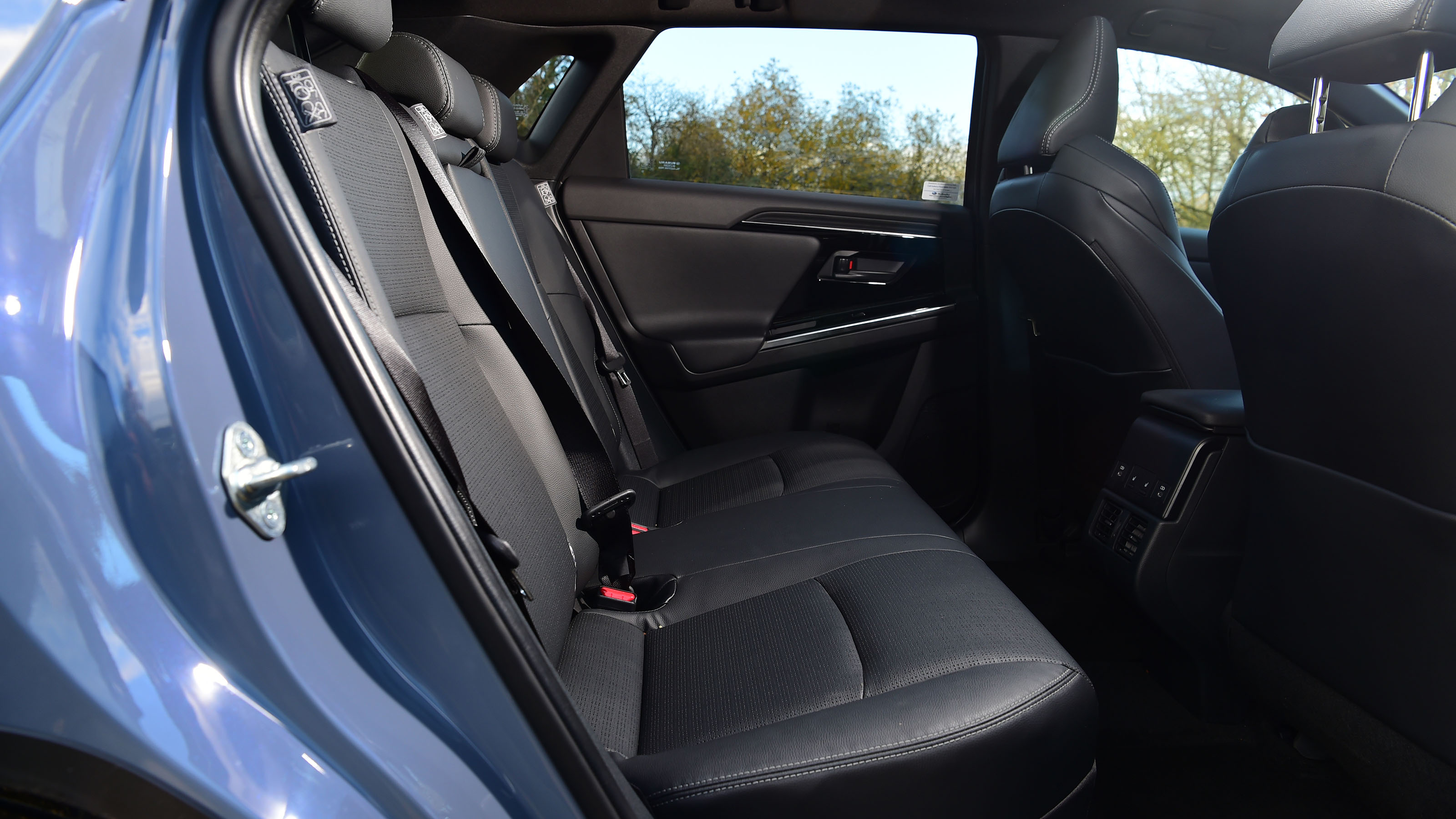 Subaru Solterra SUV rear seats