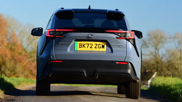 Subaru Solterra SUV rear handling