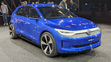 Volkswagen ID.2all concept show car front 3/4