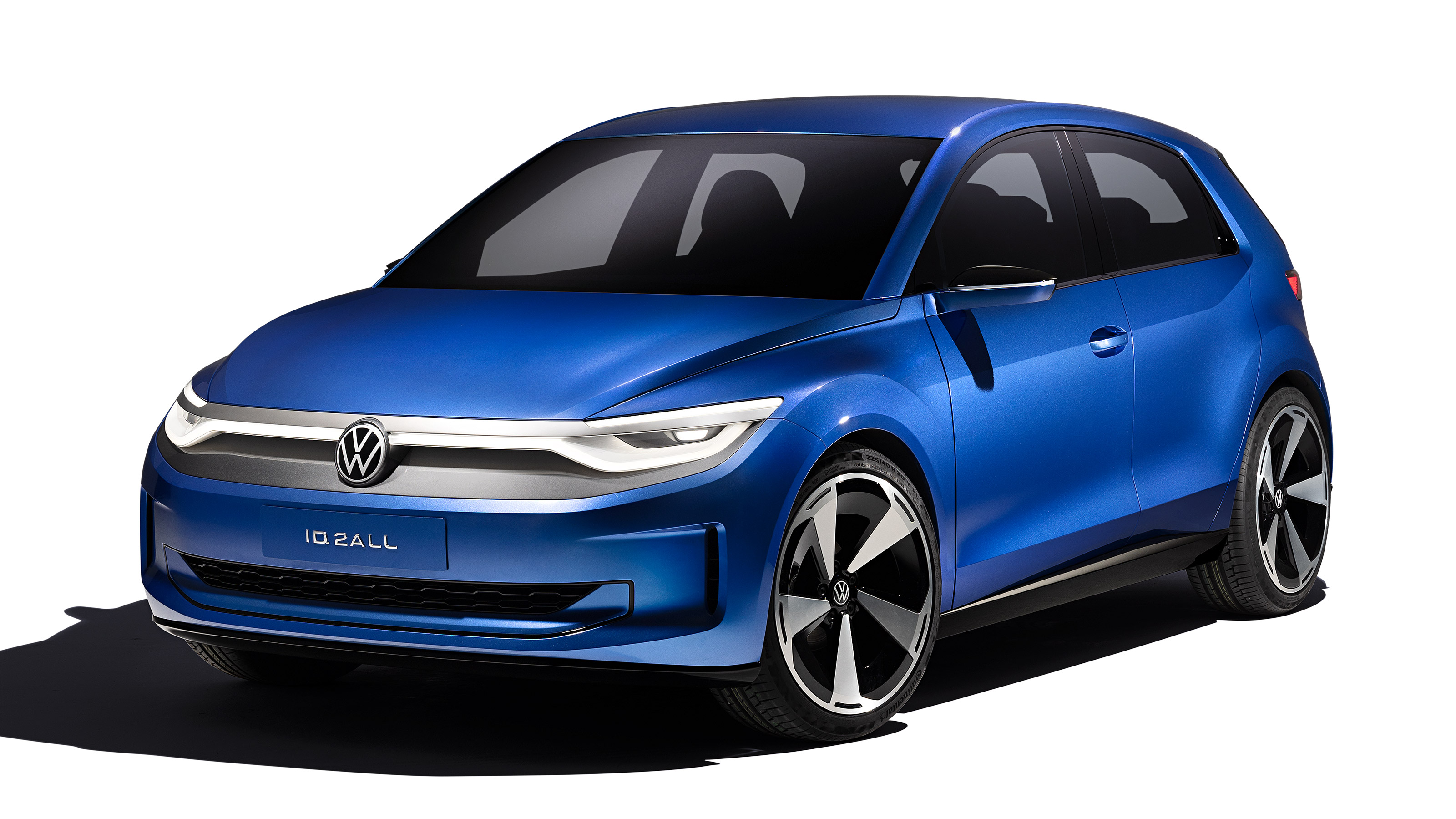 Volkswagen ID.2all concept front 3/4 studio