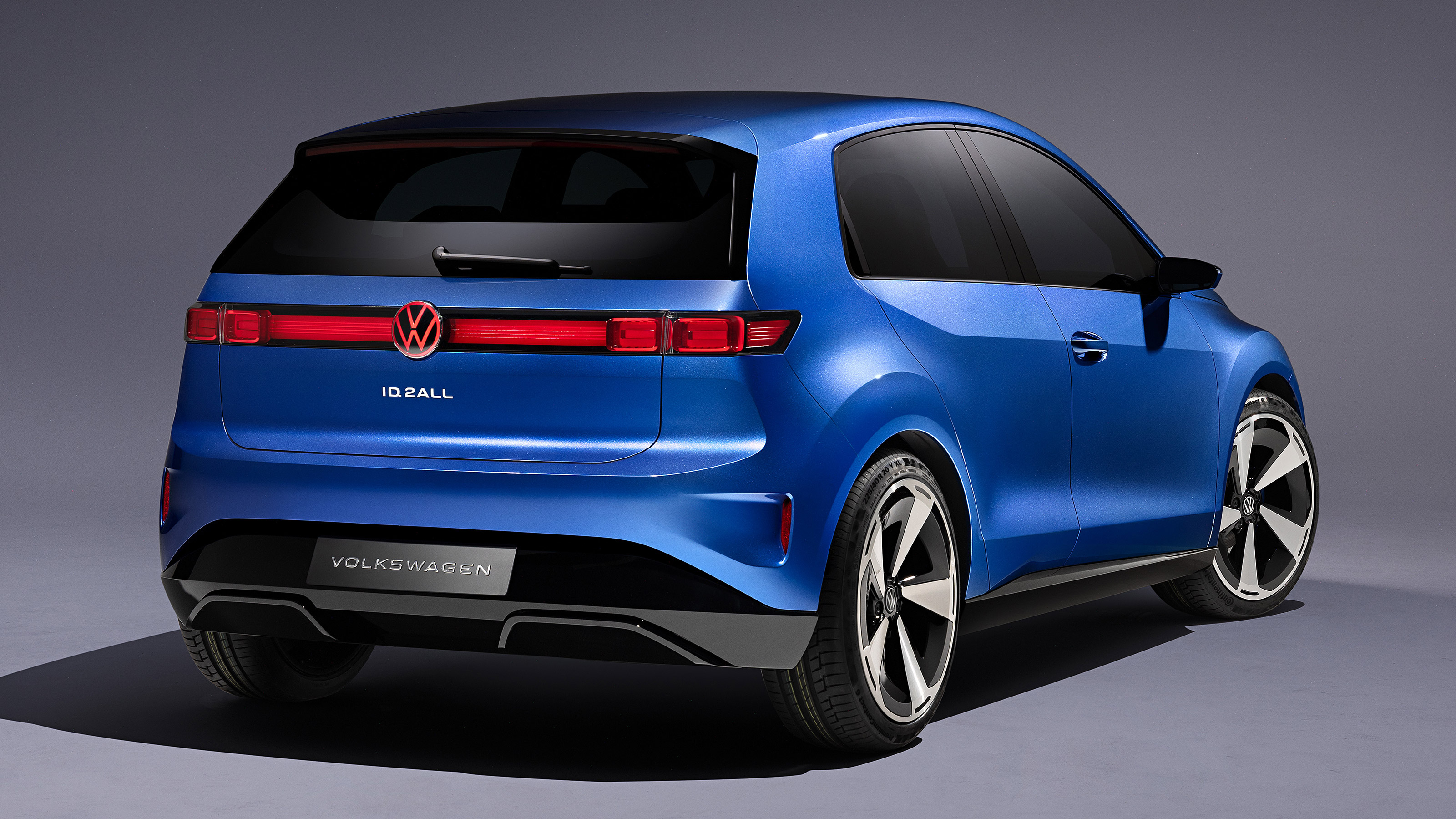 Volkswagen ID.2all concept rear 3/4