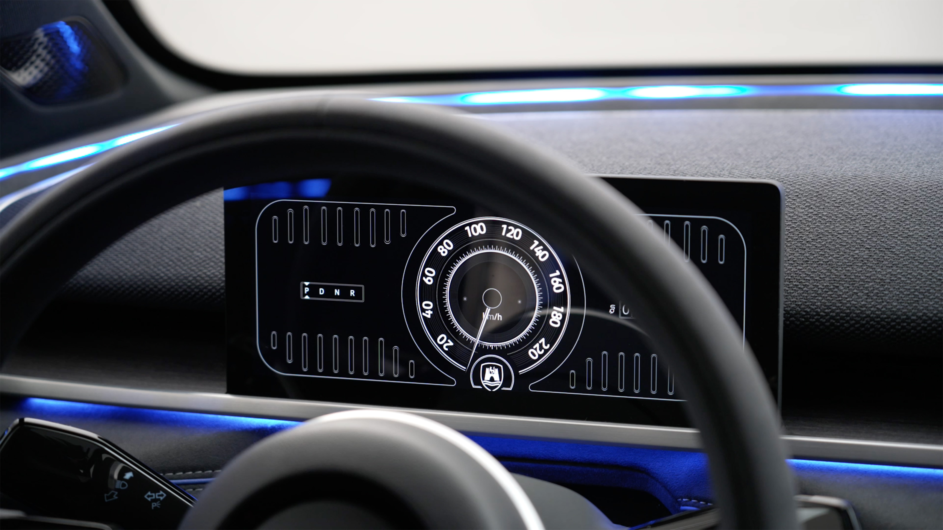 Volkswagen ID.2all concept show car old instruments