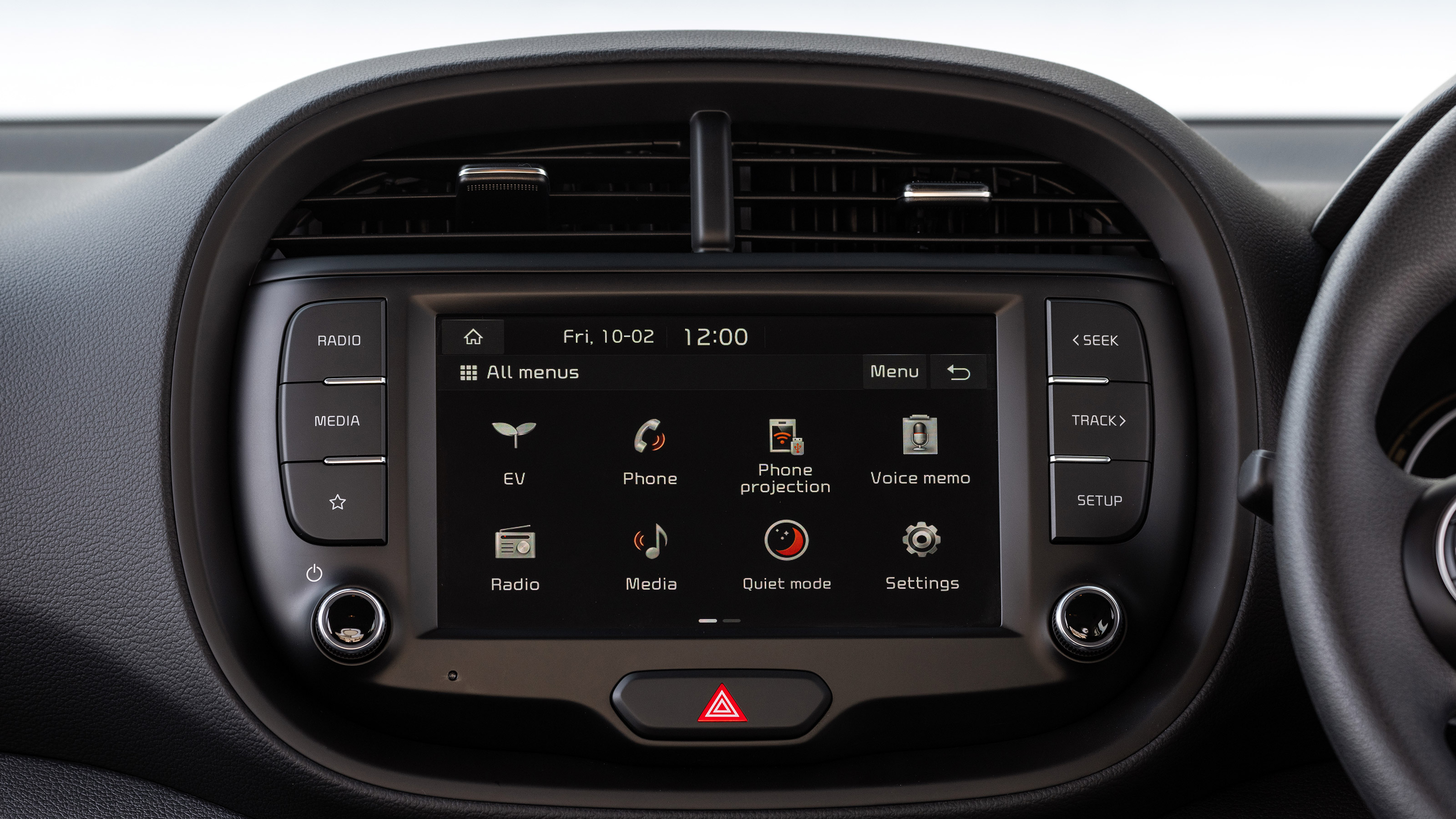 Kia Soul Urban EV touchscreen