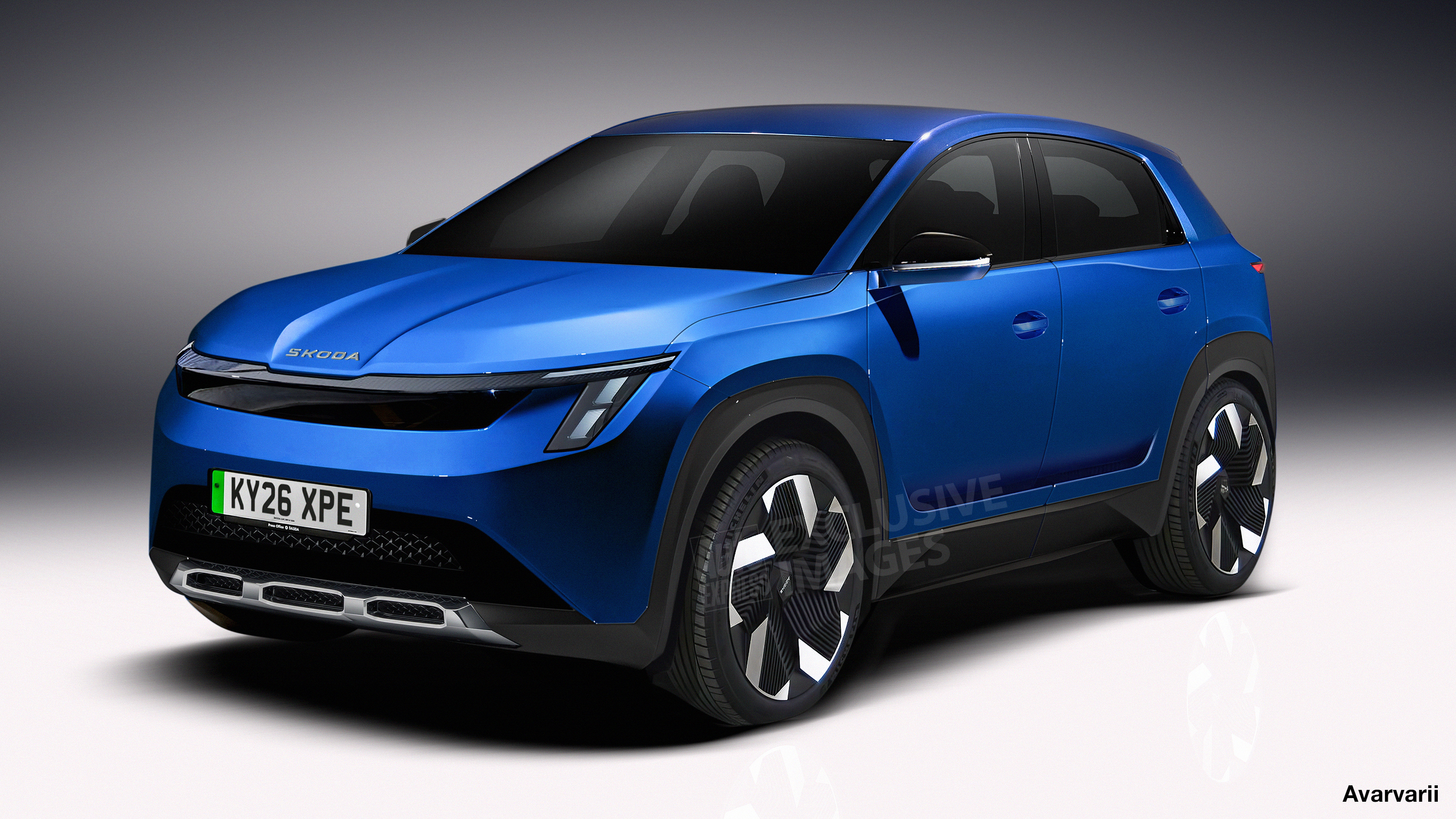 Skoda small SUV render