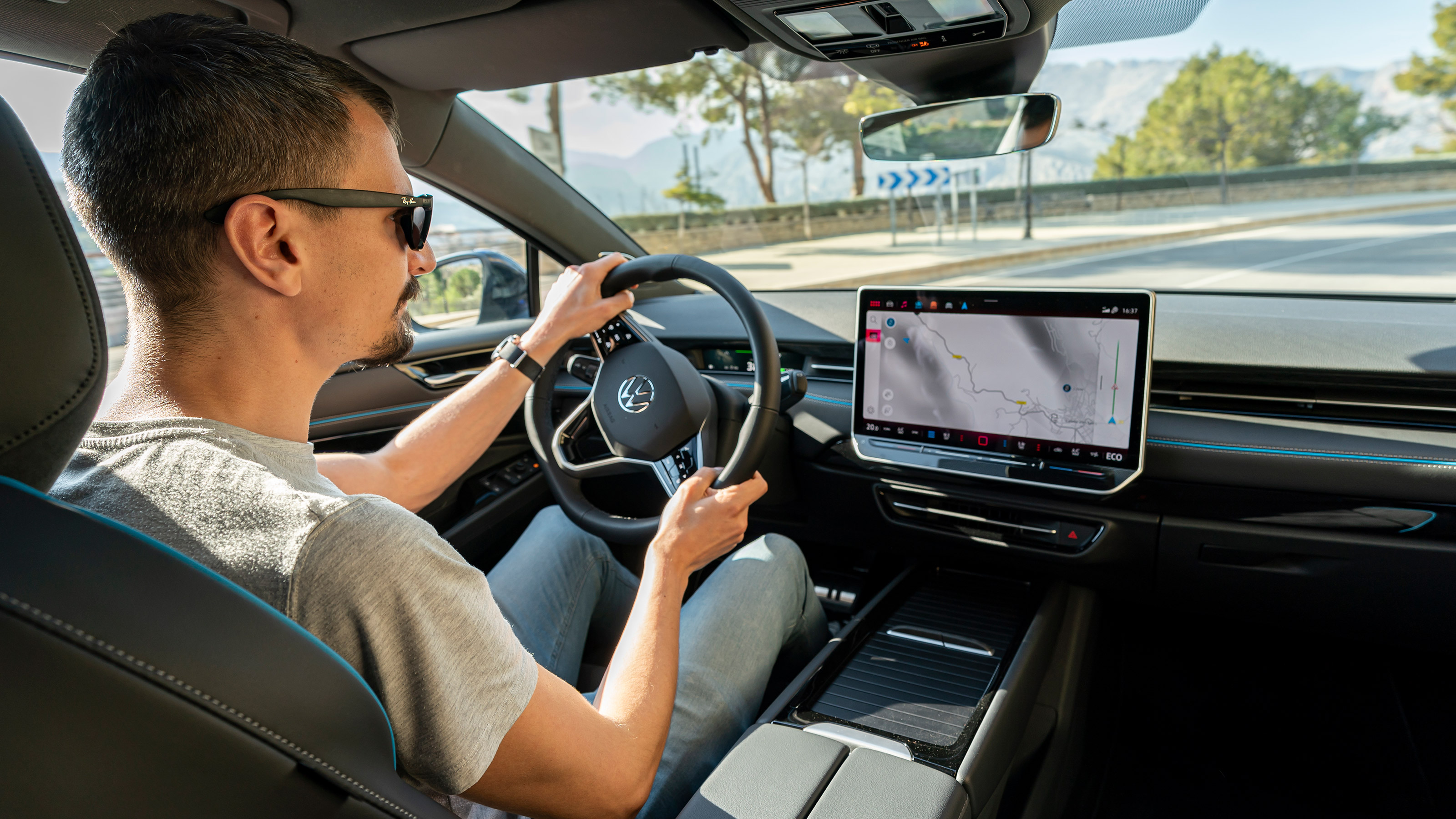 VW ID.7 prototype drive 3