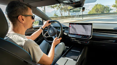 VW ID.7 prototype drive 3