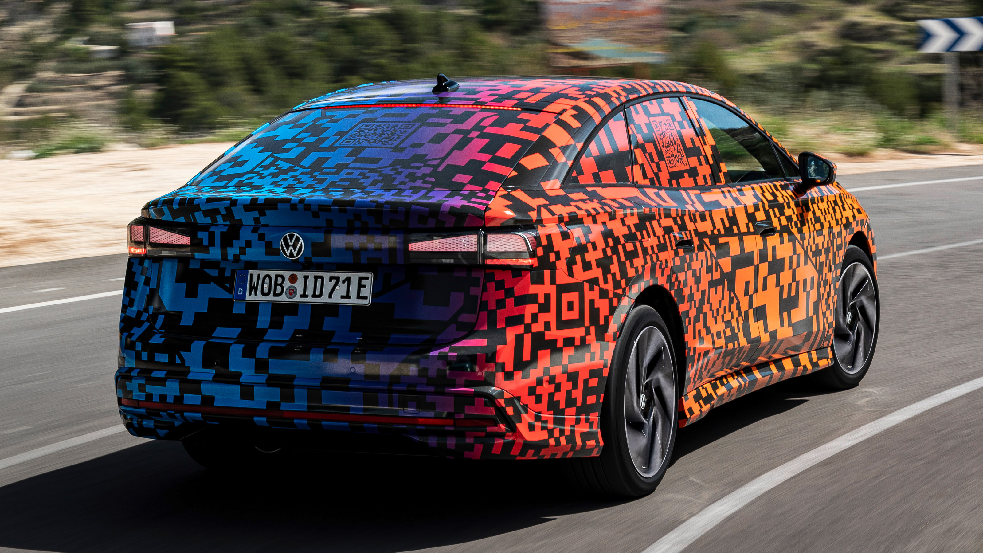 VW ID.7 prototype drive 8