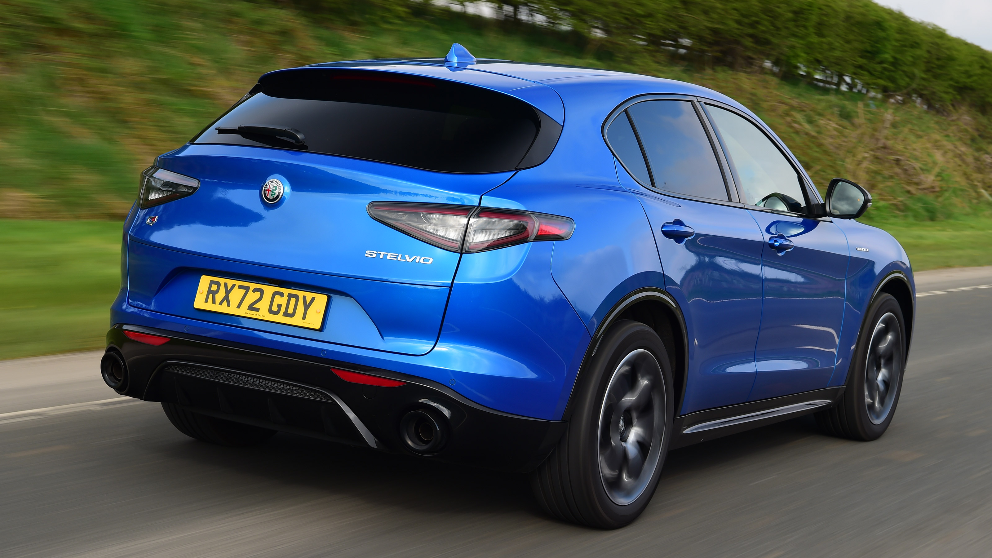 Alfa Romeo Stelvio SUV rear 3/4