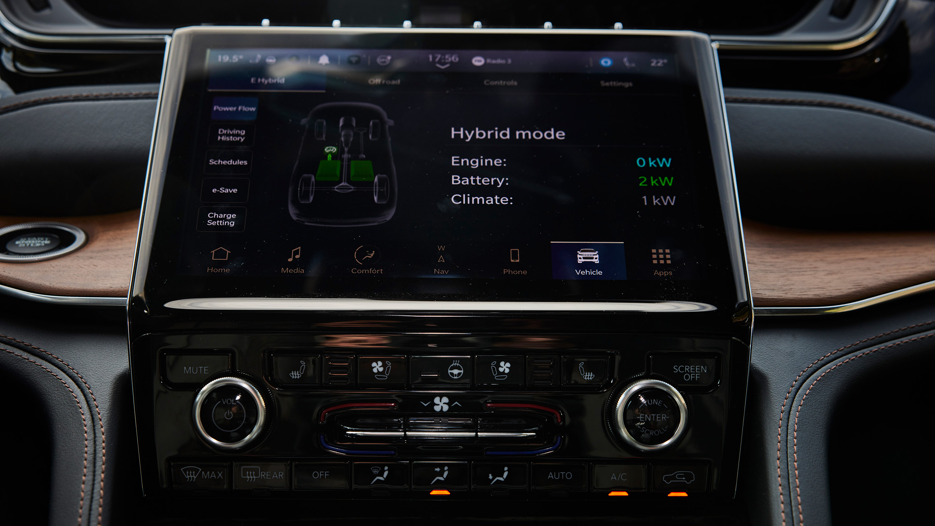 Jeep Grand Cherokee SUV infotainment
