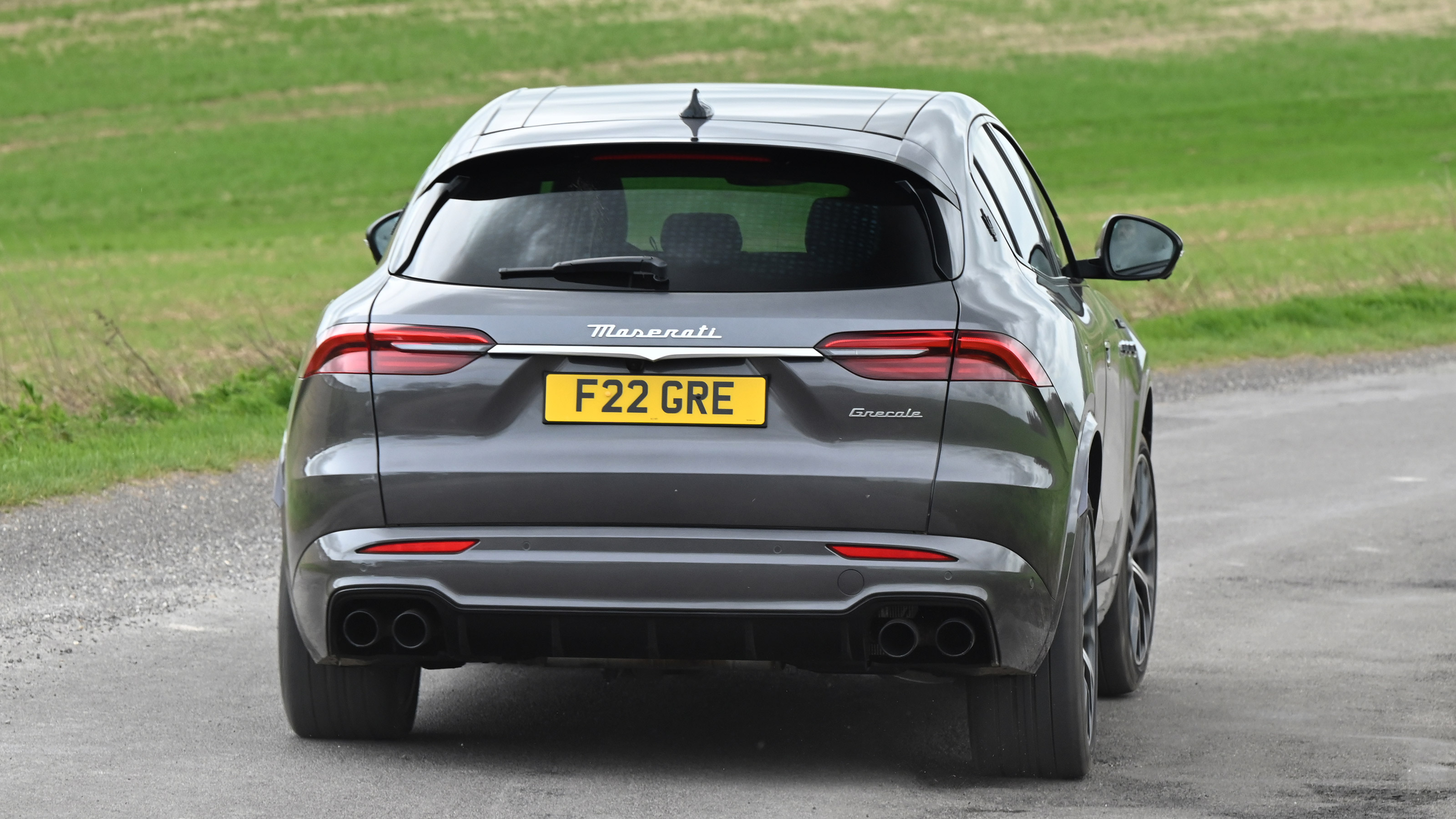 Maserati Grecale SUV rear driving