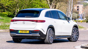 Mercedes EQS SUV rear 3/4