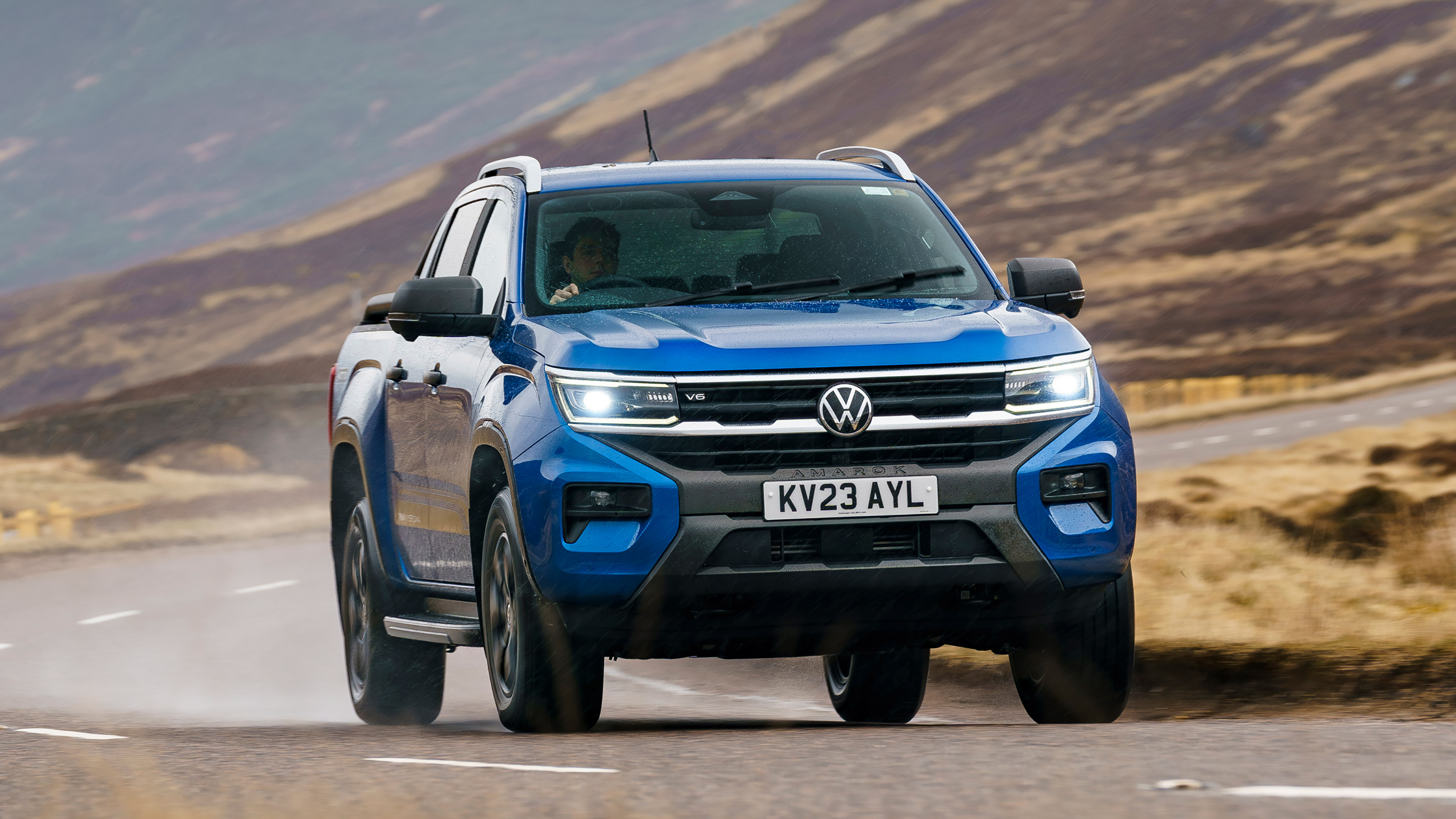 Volkswagen Amarok pickup front off-road