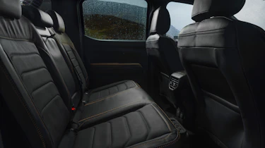 Volkswagen Amarok pickup rear seats